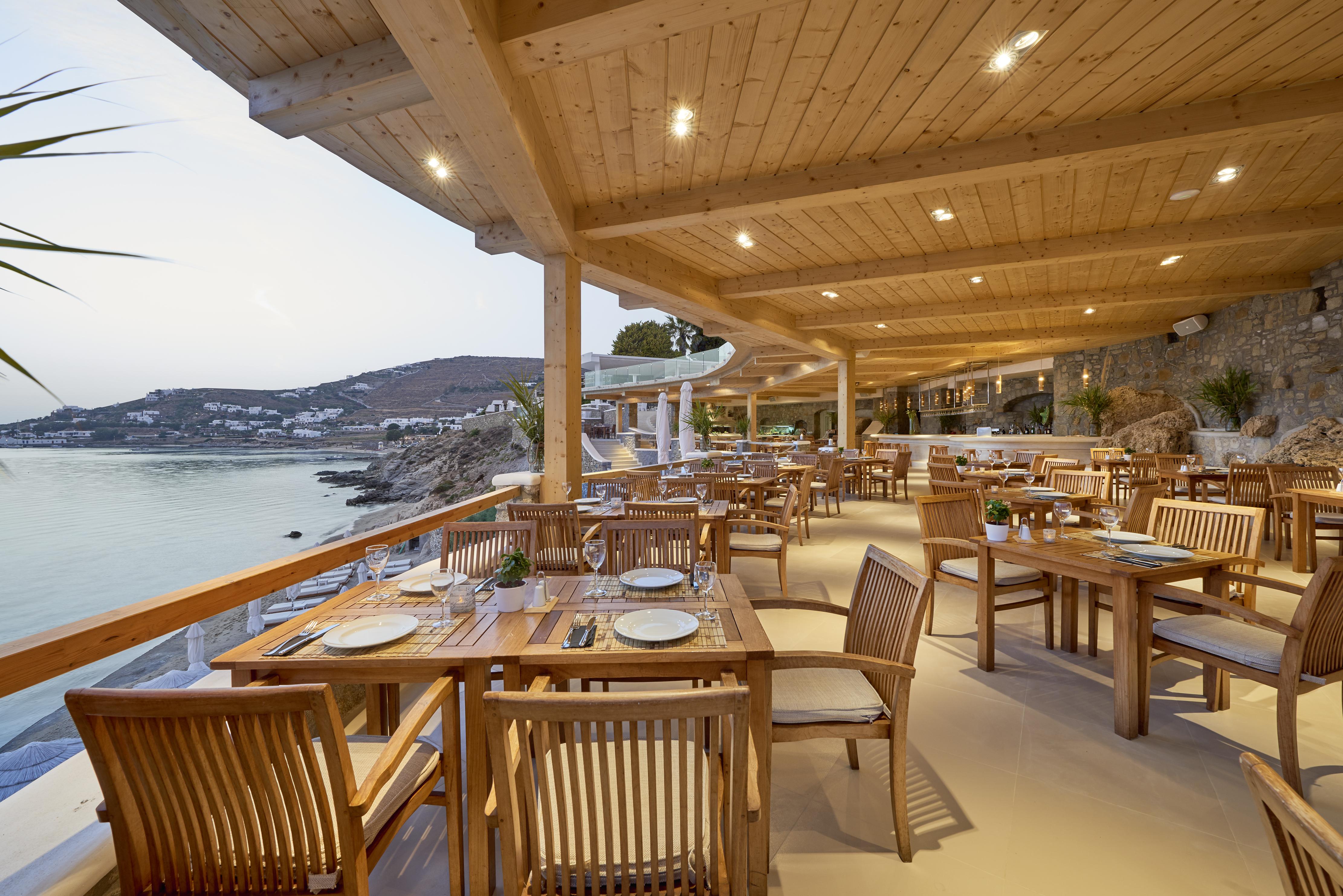 Saint John Hotel Villas & Spa Agios Ioannis Diakoftis Dış mekan fotoğraf The restaurant at the Mykonos Grand Resort