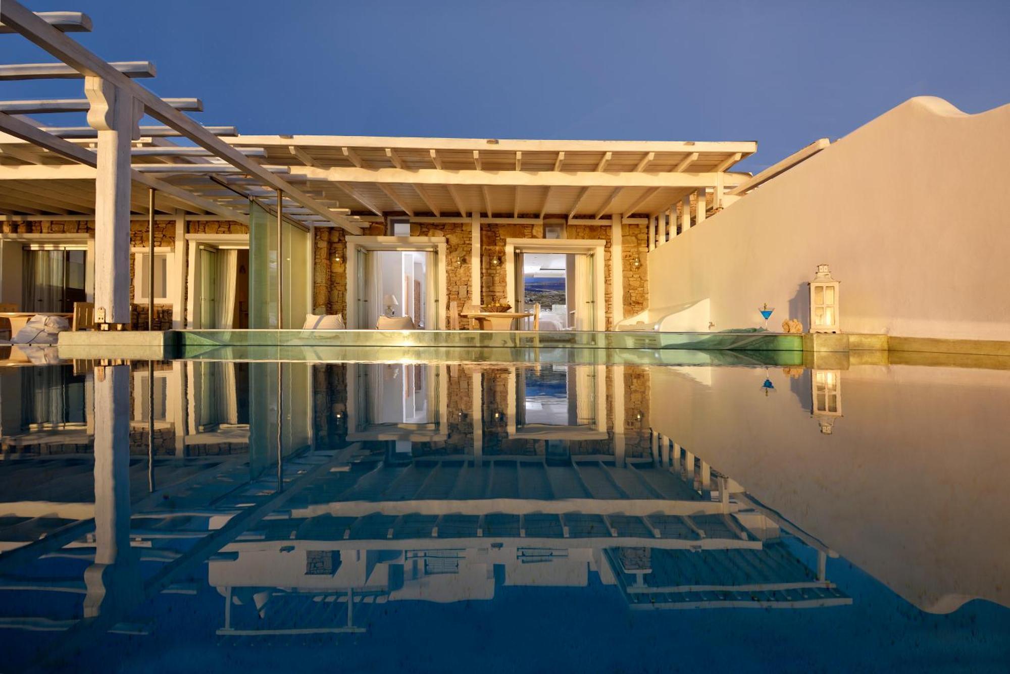 Saint John Hotel Villas & Spa Agios Ioannis Diakoftis Dış mekan fotoğraf The pool at the hotel