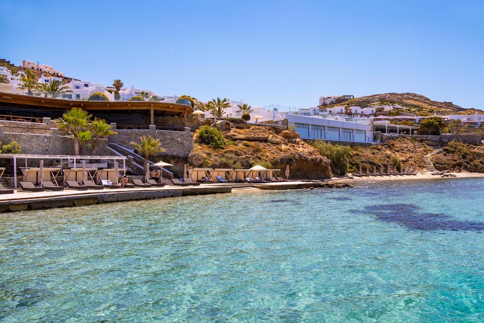 Saint John Hotel Villas & Spa Agios Ioannis Diakoftis Dış mekan fotoğraf Mykonos coastline