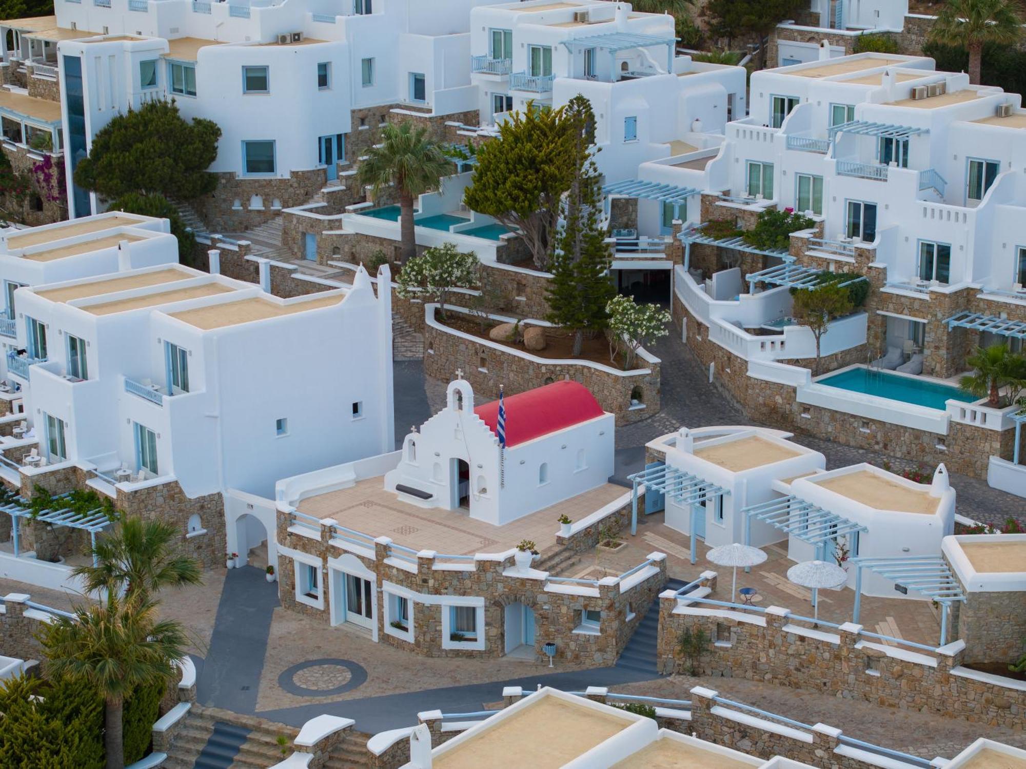 Saint John Hotel Villas & Spa Agios Ioannis Diakoftis Dış mekan fotoğraf Mykonos