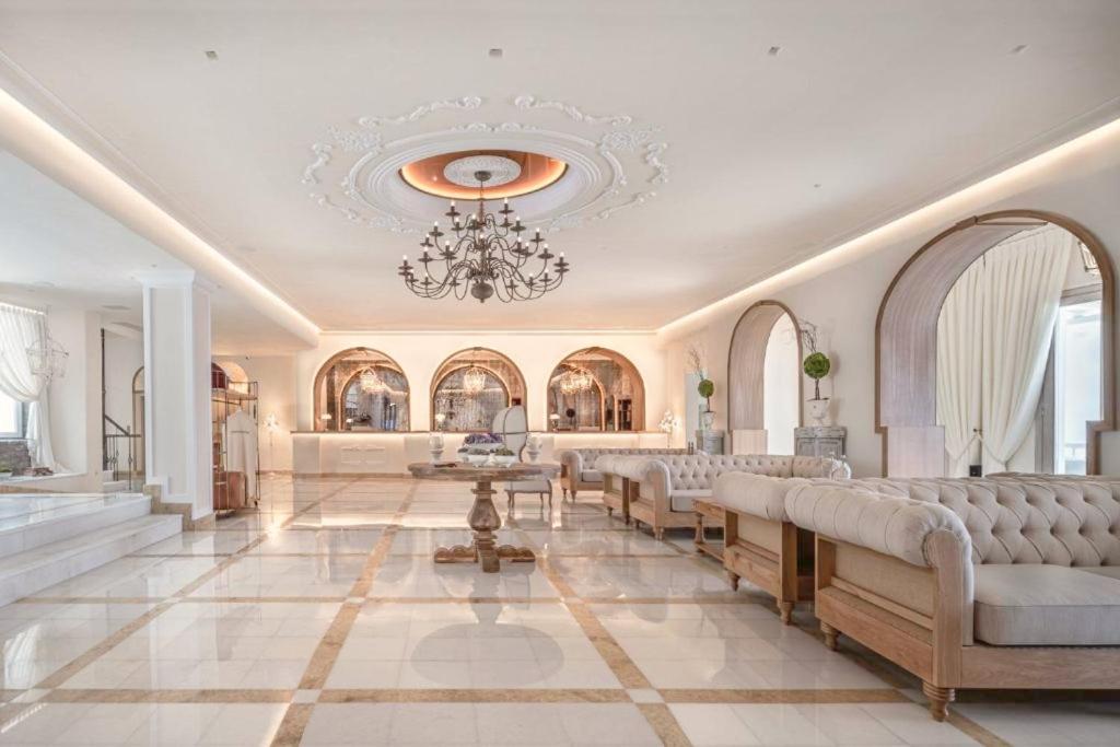 Saint John Hotel Villas & Spa Agios Ioannis Diakoftis Dış mekan fotoğraf Lobby